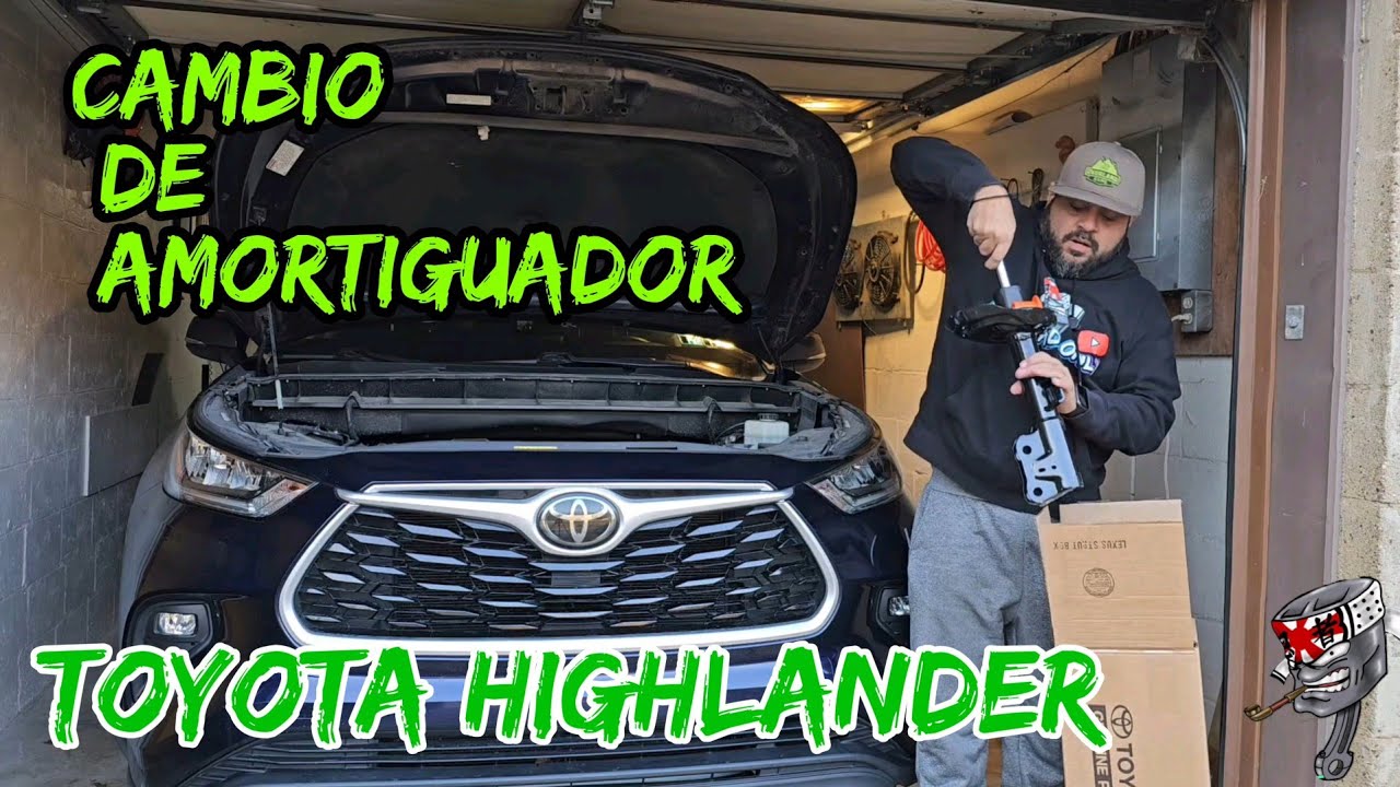 Toyota Highlander,  Cambio de amortiguador delantero ✅️✅️