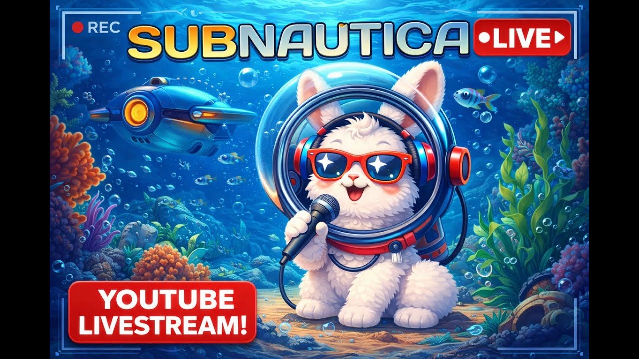 RELAXING LIVE BEAUTIFUL VIEW UNDER THE SEA SUBNAUTICA
