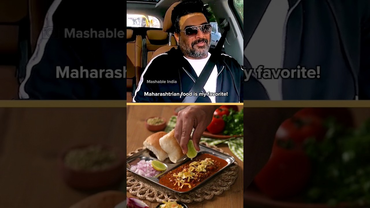 R Madhavan And His Love For Spicy Kolhapuri Misal 😋 #kolhapur #misalpav #shorts
