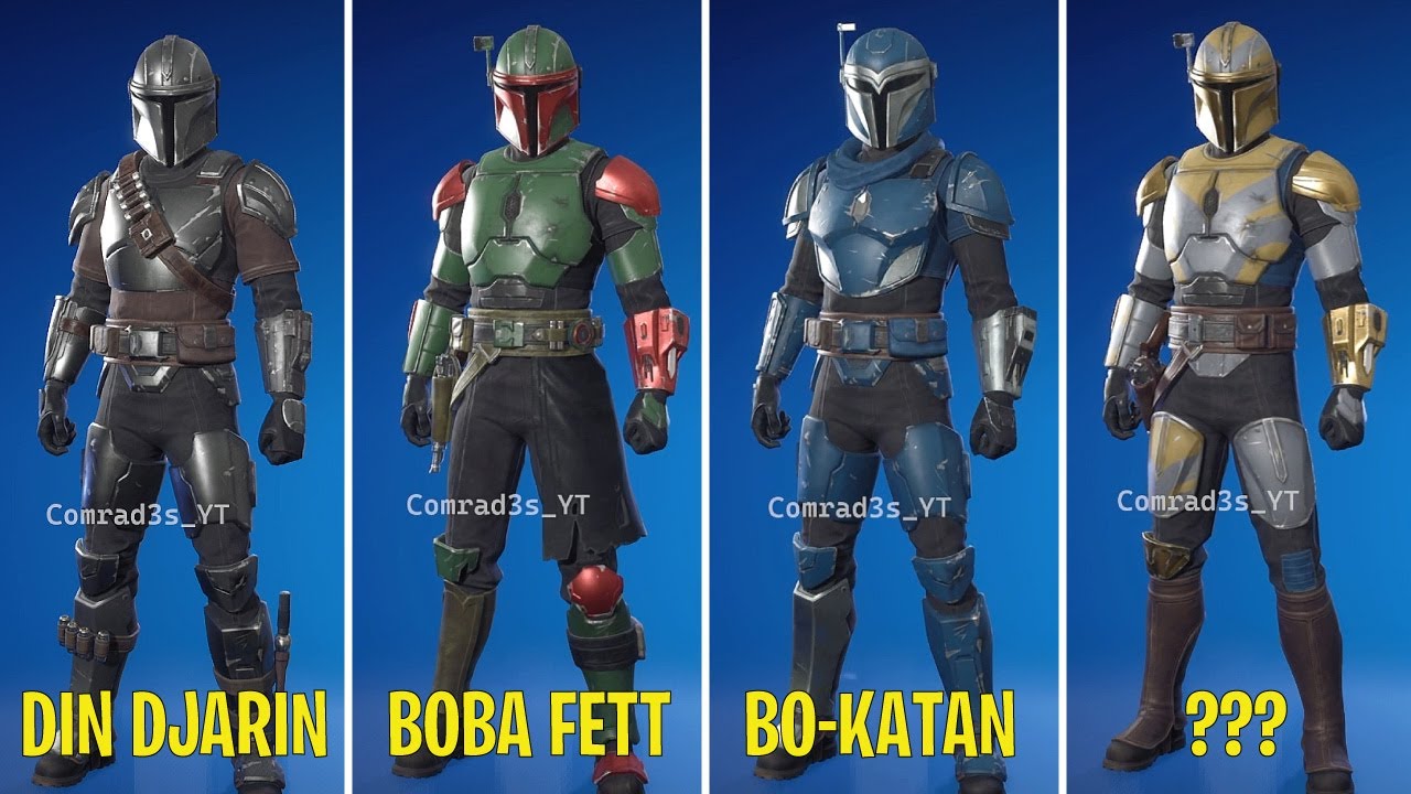 Top 15 Best Customizable Mandalorian Styles Fortnite (Din Djarin, Boba Fett, Bo-Katan Kryze, more)