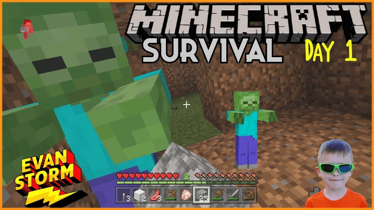 The Lost Files First 100 Nights Minecraft Survival Nights 1, 2 & 3