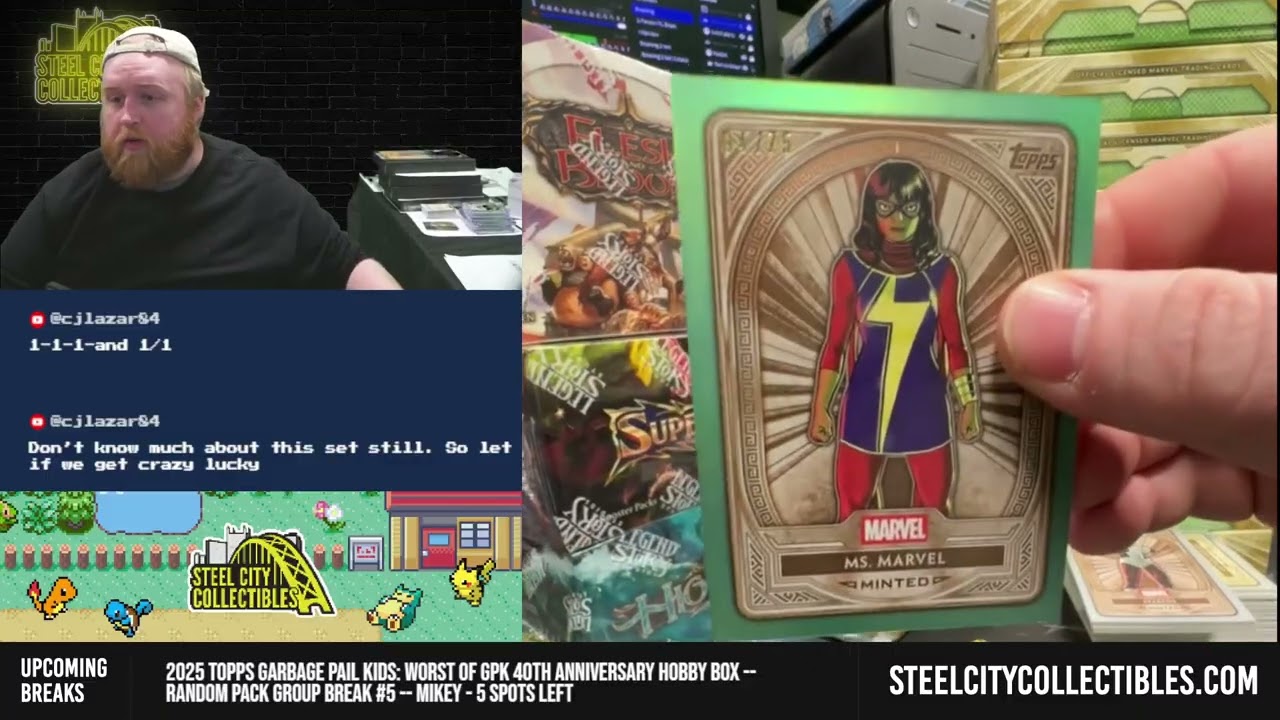 2025 Topps Mint Marvel 10-Box Case -- Personal Break for CJ