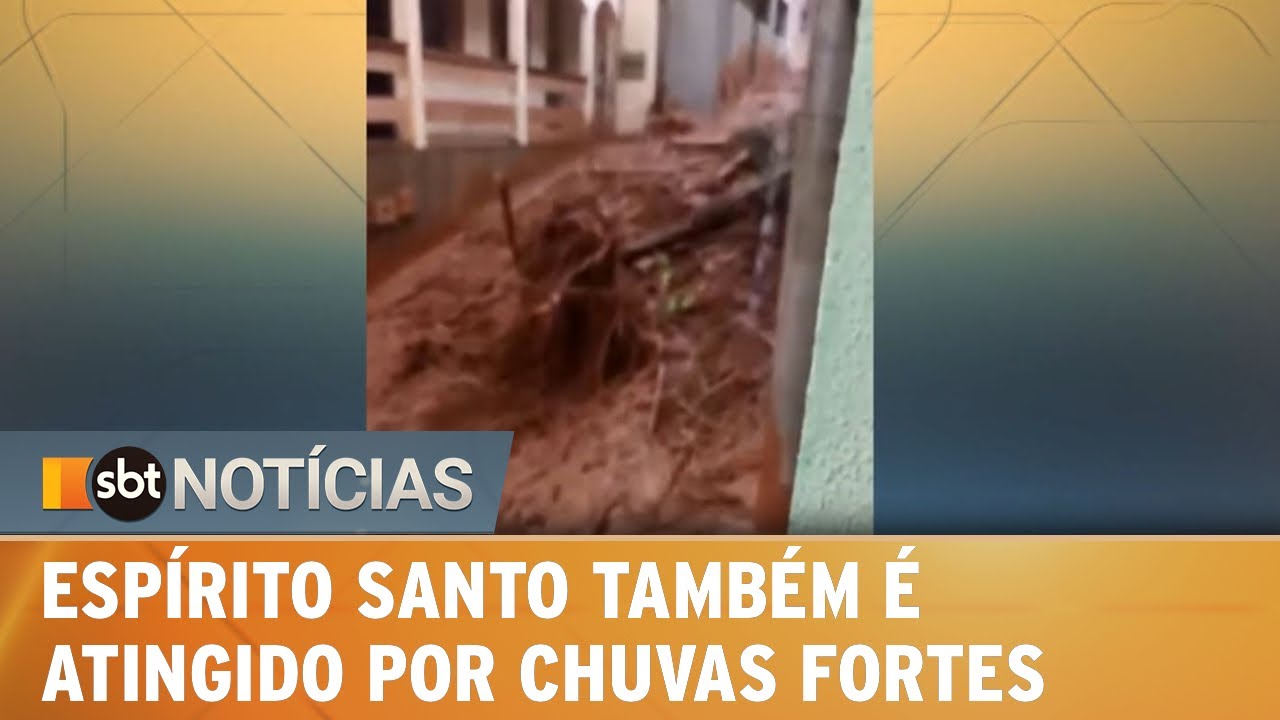 Chuva forte deixa 2 mortos e 233 desabrigados no ES | SBT Notícias (17/02/22)