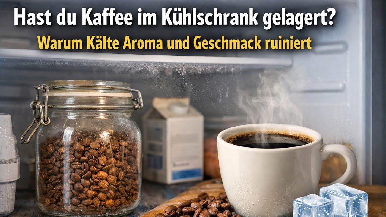 Kühlschrank gegen Kaffeebohnen: mehr Feuchtigkeit, weniger Genuss
