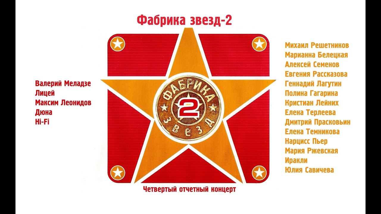 Фабрика звёзд-2 - Четвертый отчетный концерт