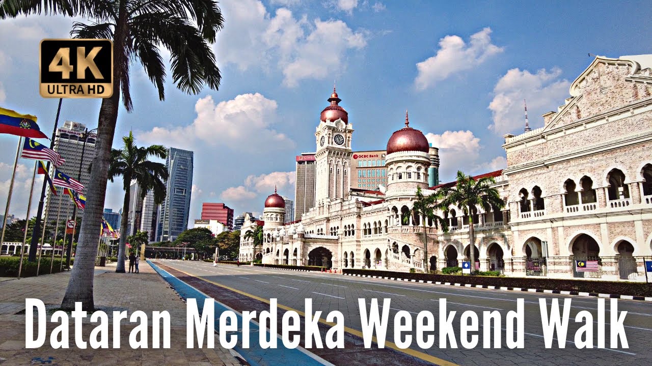 Dataran Merdeka Kuala Lumpur Outdoor Walk (Merdeka Square) AMSR Special - 4K Walking Tour