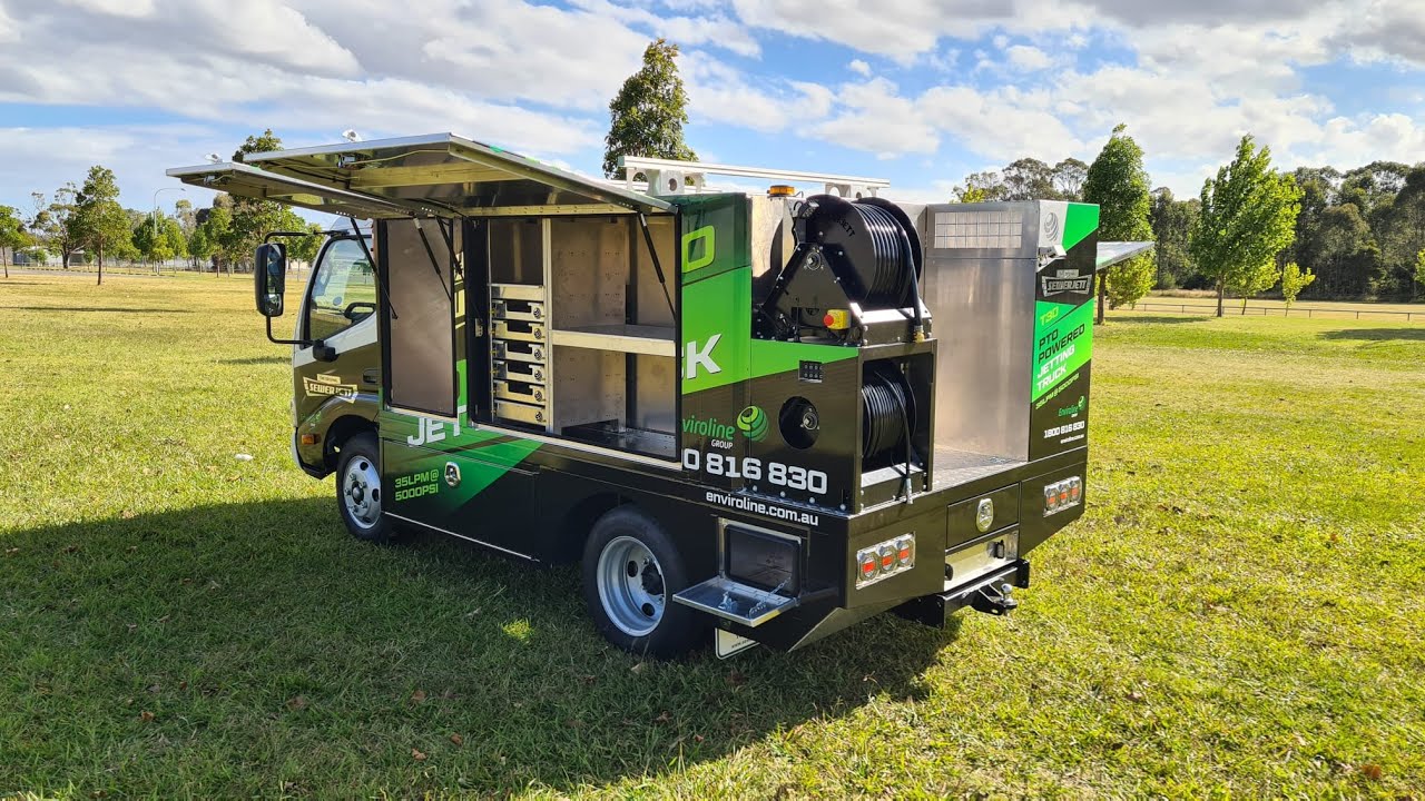 Check out our NEW T30-PTO drive jetter truck!
