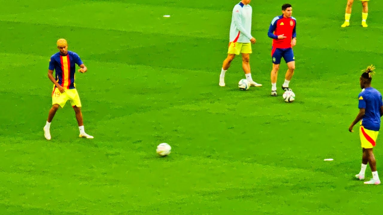 🇪🇦 Lamine Yamal Skills Warm-up | Portugal vs. Spain | Final Nations League 2025 Highlights