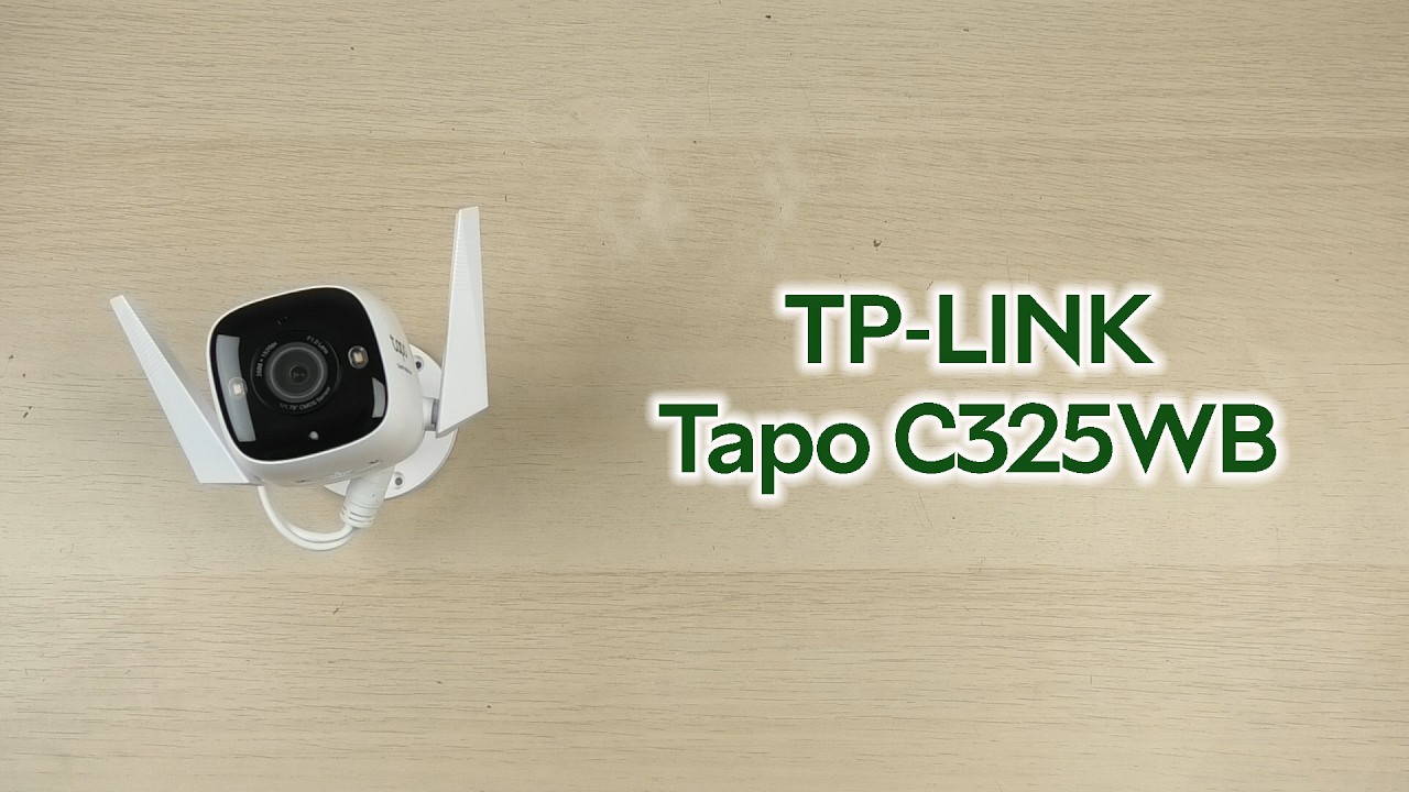 Розпаковка TP-LINK Tapo C325WB