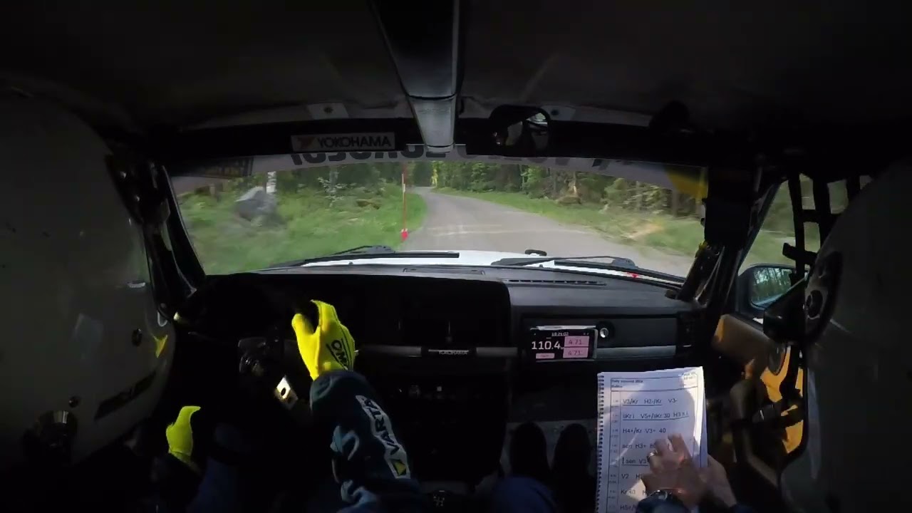 Rally Uppland 2024 SS1 Arvid Larspers Volvo 240 VOC