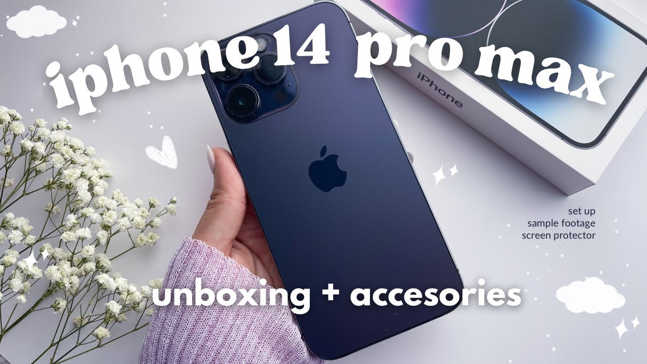 unboxing  Iphone 14 Pro Max deep purple  | aesthetic unboxing ☁️ accesories + camera test ✨asmr