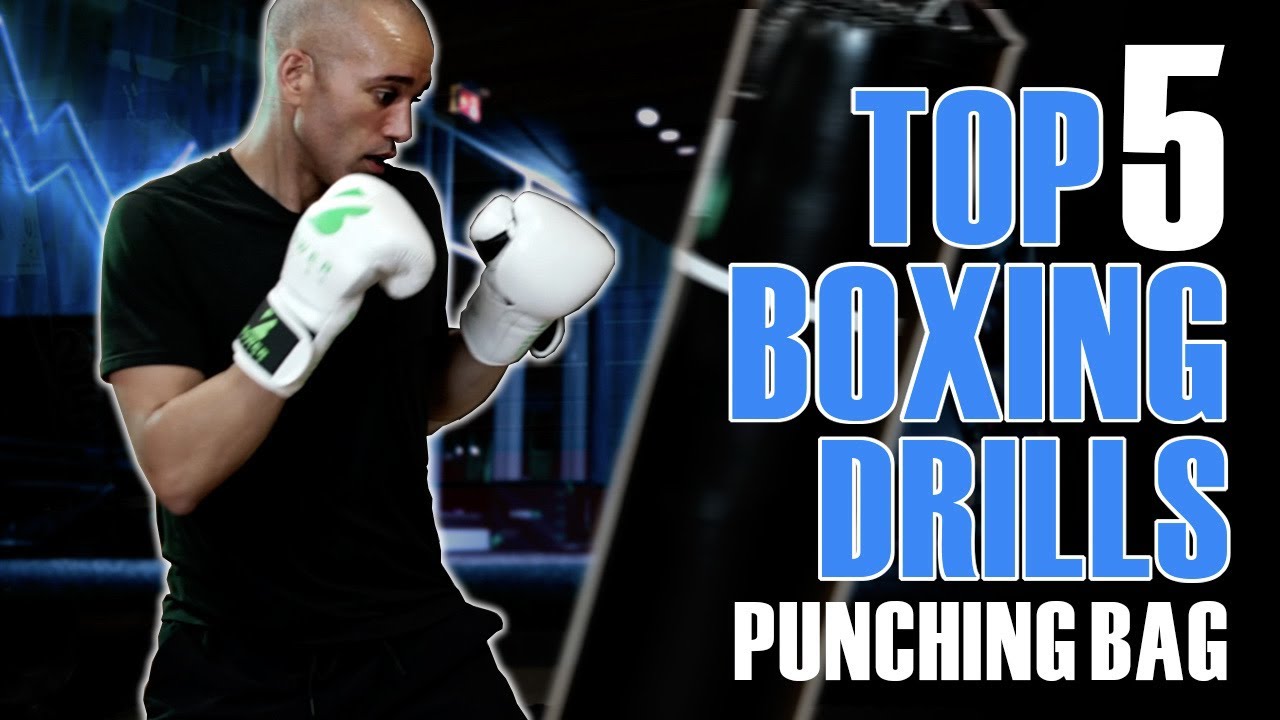 Top 5 BOXING DRILLS To Do With A Punching Bag - NateBowerFitness