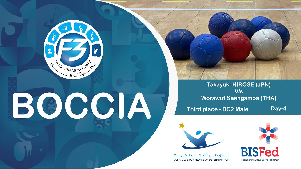 (JPN)TAKAYUKI HIROSE V/S (THA)WORAWUT SAENGAMPA Third Place/ BC2 Male