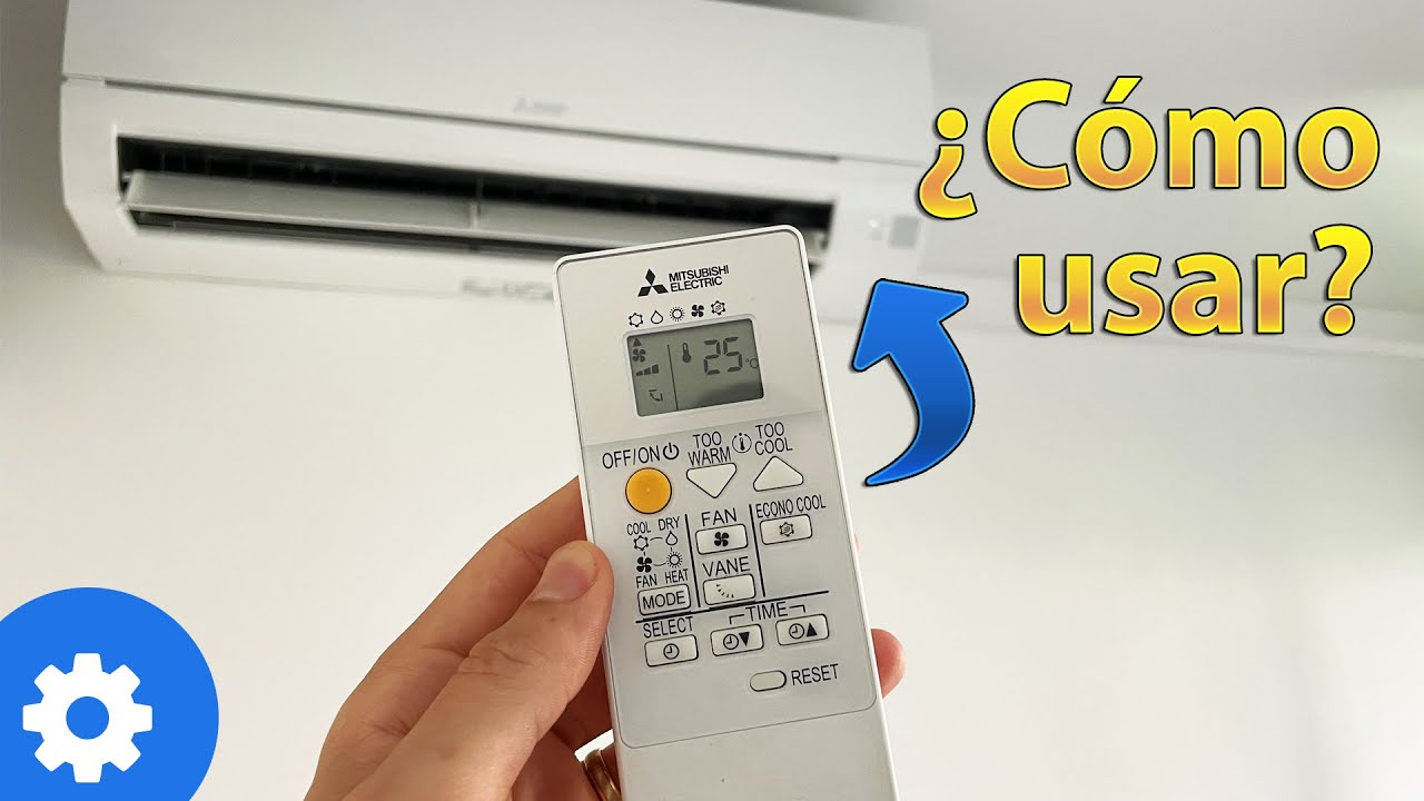 🎓 APRENDE el MANDO de Aire Acondicionado Mitsubishi Electric MSZ-HR25VF