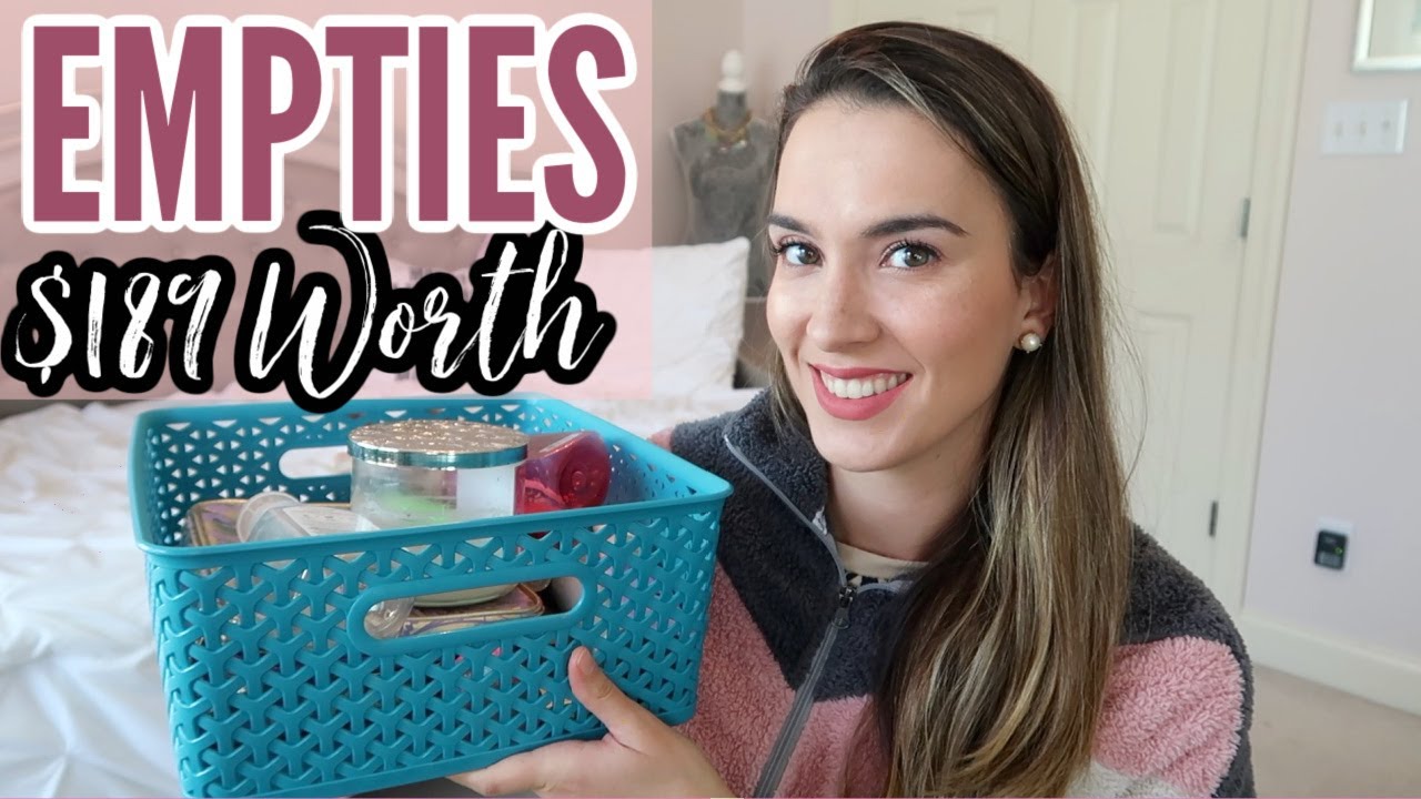 October Beauty Empties || Products I've Used Up + Makeup Declutter