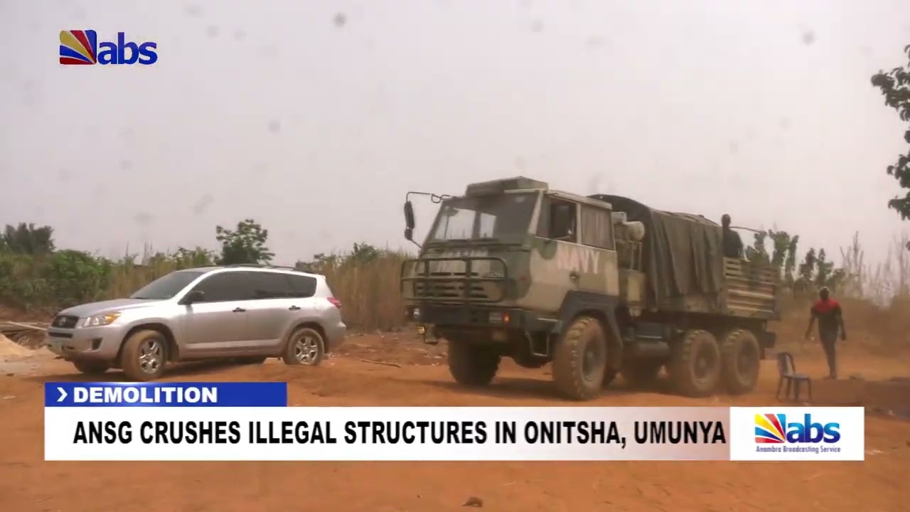 ANSG Crushes Illegal Structures In Onitsha, Umunya