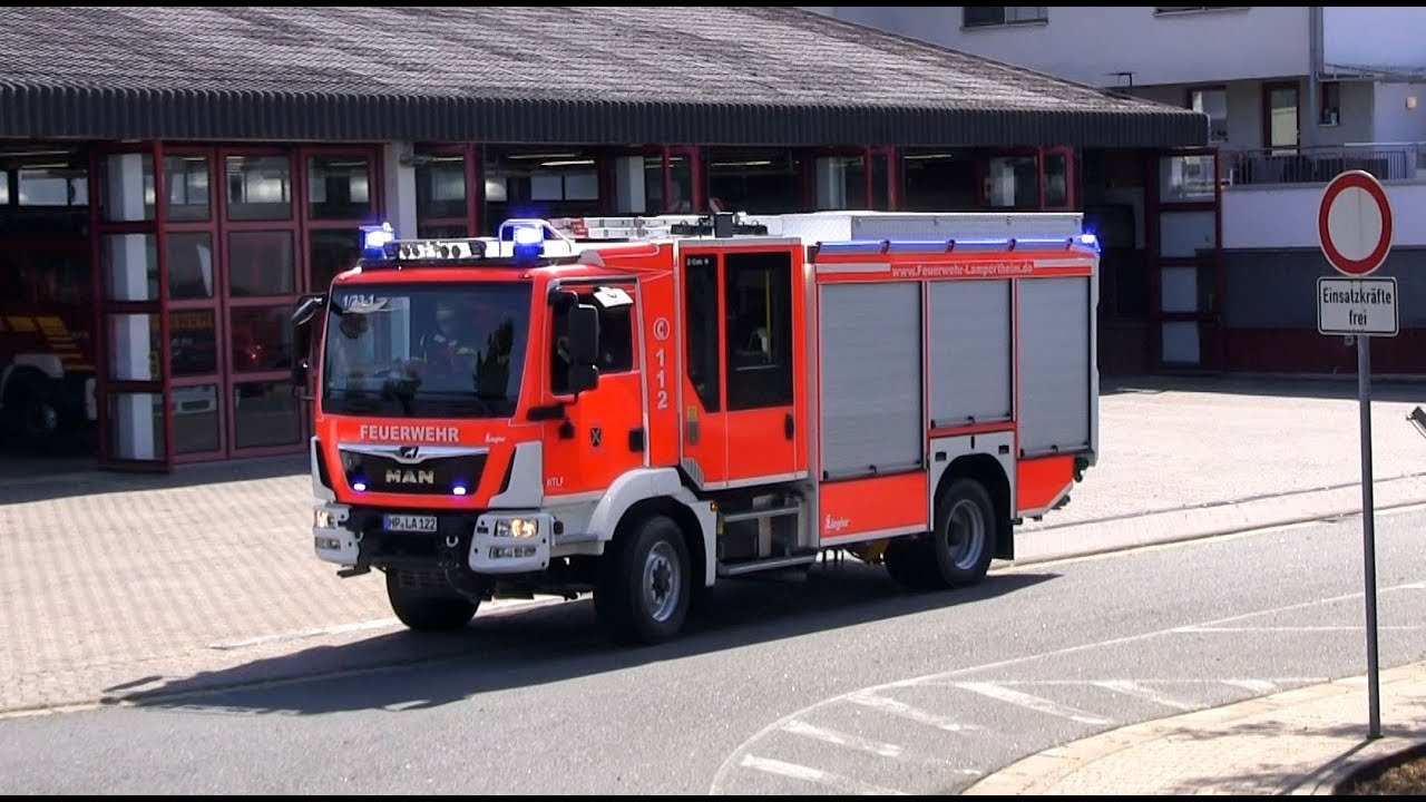 [Ankommende FFler] HTLF 20/25, DLK 23/12 & KdoW der Freiwilligen Feuerwehr Lampertheim-Mitte
