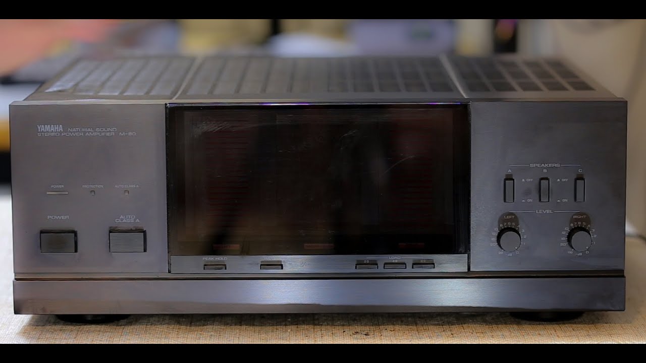 Yamaha M-80 Amplifier- Vintage Audio Review Episode #33