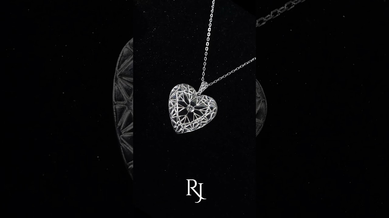 [Race Jewelry] Crack Heart Pendant (크랙하트 펜던트)