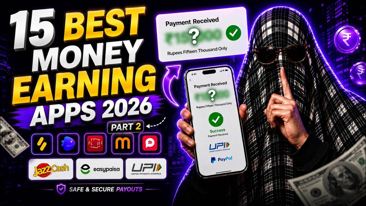 🔥 15 Best Apps to Earn Money Online in 2026 (My Favourites)