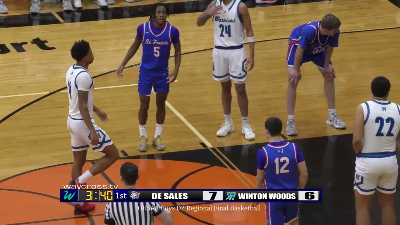 Winton Woods vs St. Francis De Sales Boys D2 Regional Final Basketball - March 8, 2025