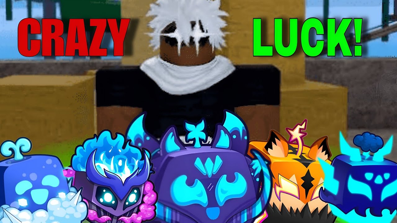 My  Luck Getting Crazy In Blox Fruit Roblox 