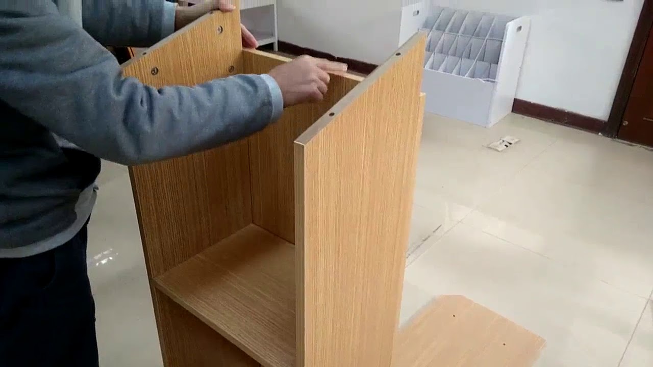 14302 GOLDEN OAK WOOD PODIUM INSTRUCTIONS