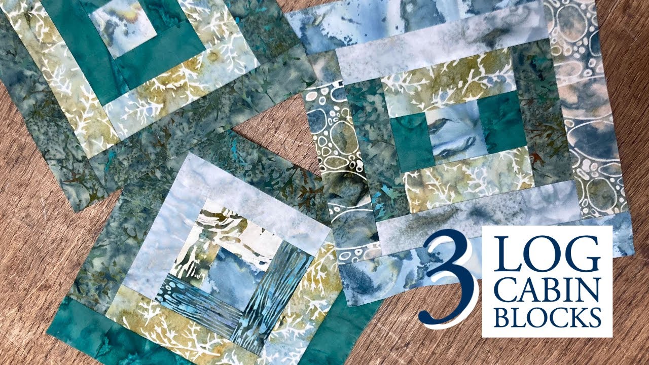 Живая демонстрация Log Cabin Quilt Blocks с Джин Уэллс