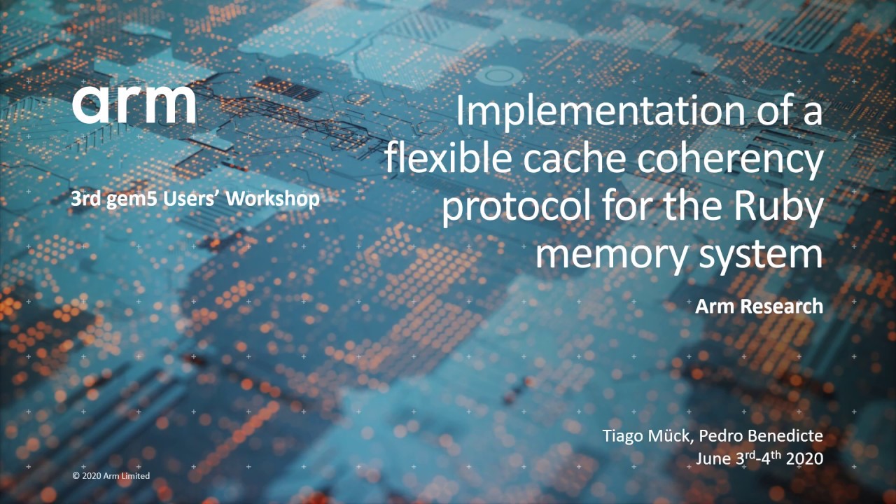 Implementation of a flexible cache coherency protocol for the Ruby memory system