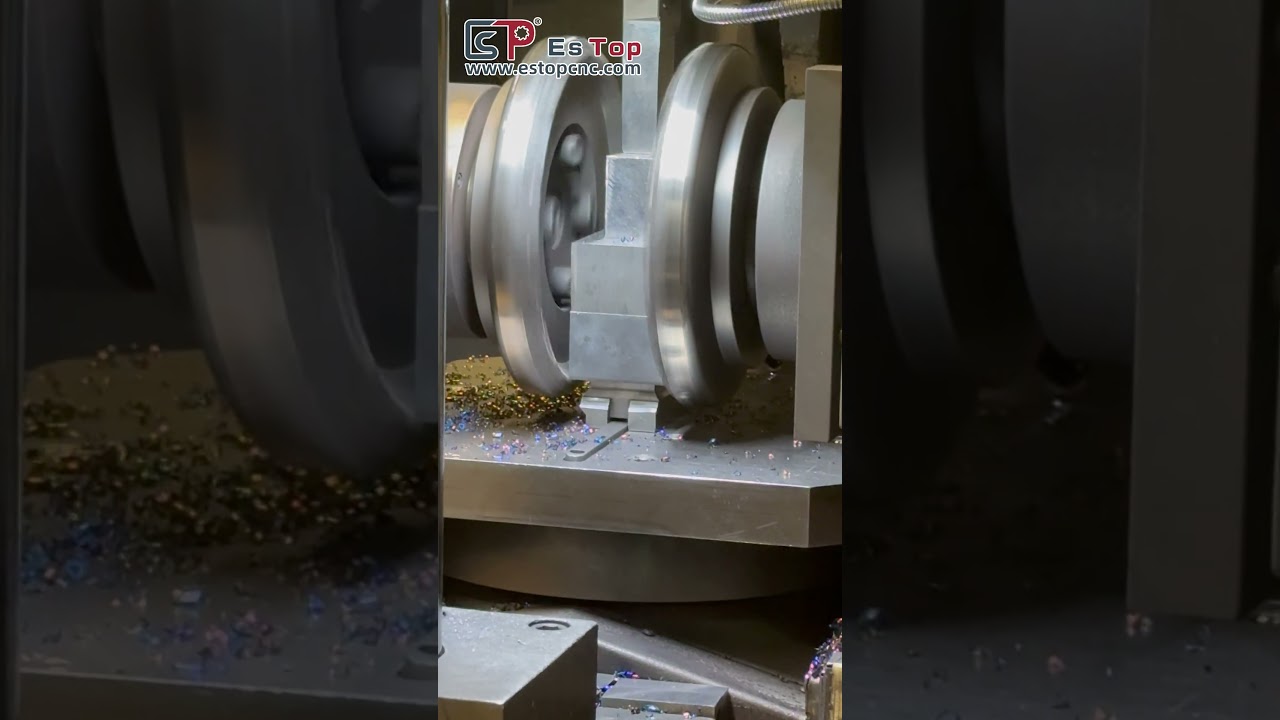 Duplex Milling Machine 450 Mold Base Processing Cutting #cnc #milling #cncmilling #mold