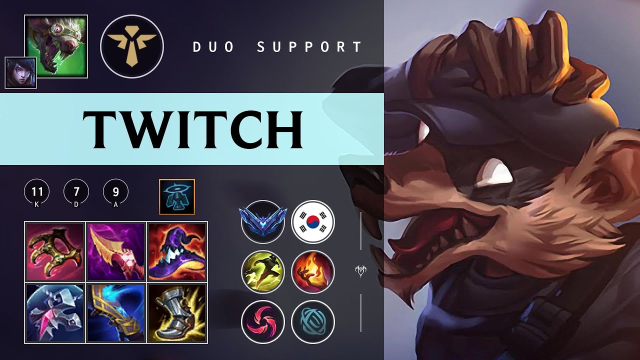 Twitch Support vs Blitzcrank - KR Diamond Patch 26.02