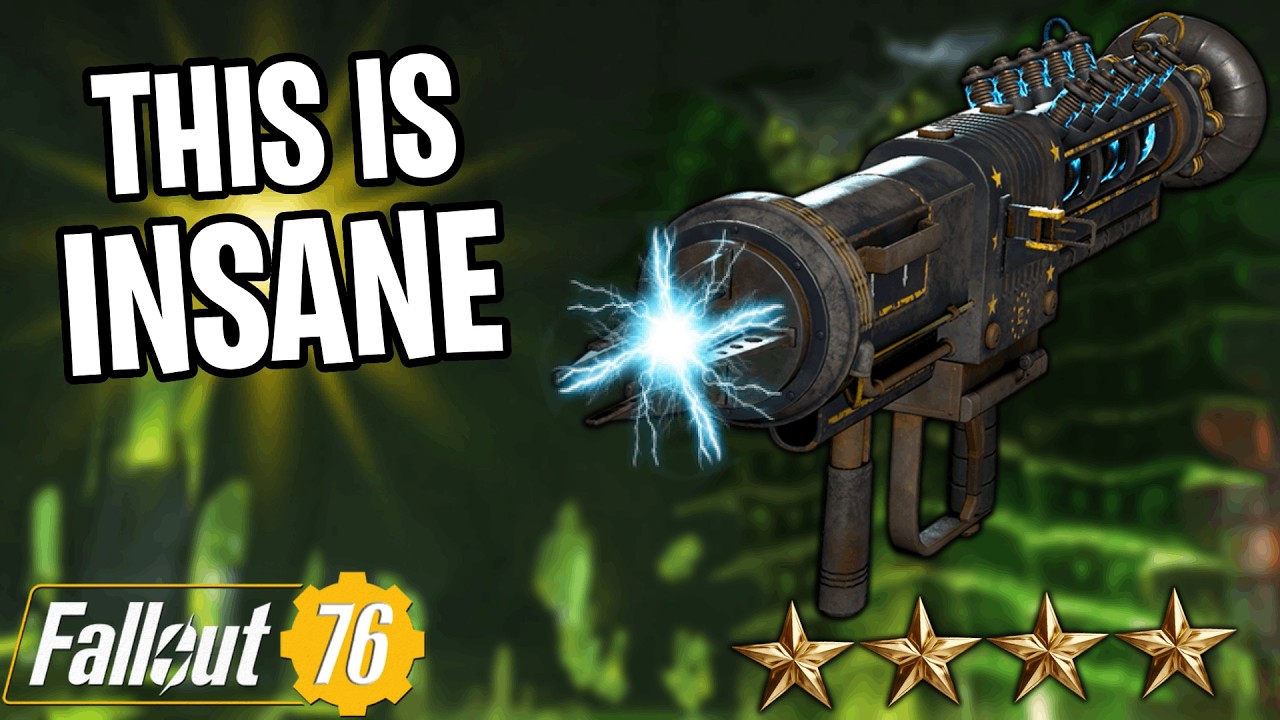 The New Tesla Cannon Build Is Insane | No Consumables (Human/Ghoul) - Fallout 76
