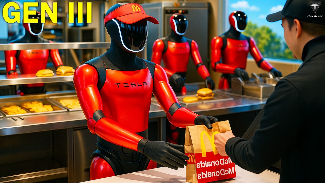 It Happened! Elon Musk Leaks Tesla Bot Gen 3 Working in Restaurants! Full Function Ready for Sale?