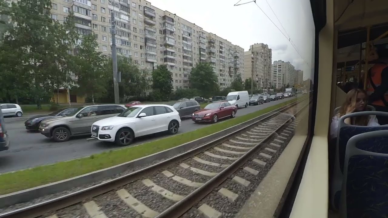 Трамвай 5228 по 55 в Петербурге 12-***: 71-631-02.02 (УКВЗ) 5228 по №55 (14.06.22)
