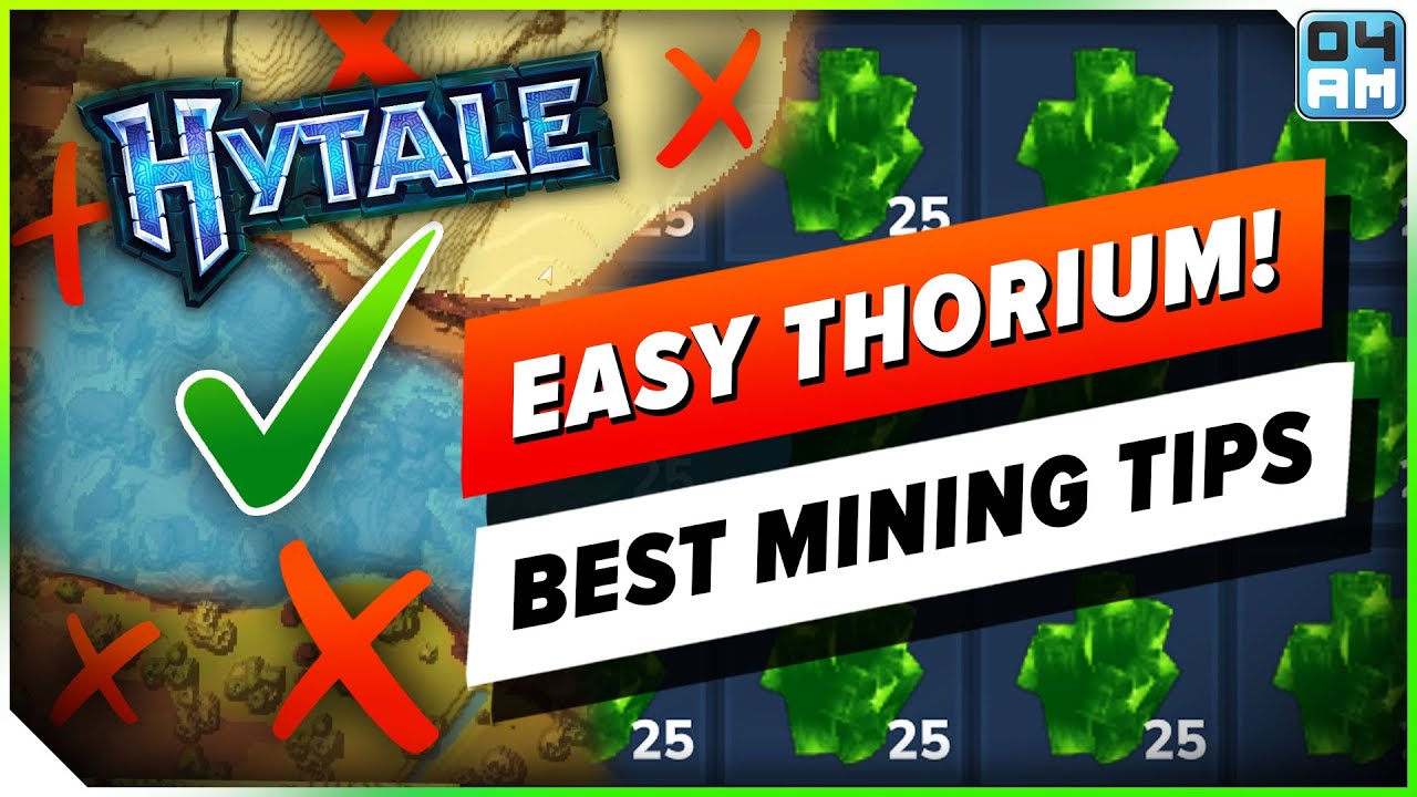 Hytale GET THORIUM FAST! Best Resource Farming Tips & MORE!