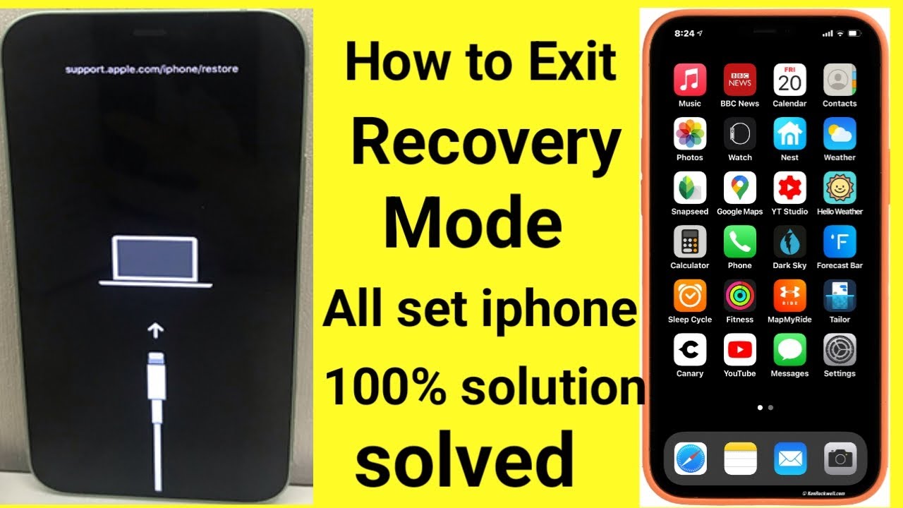 How to Exit Recovery Mode on iphone 11,12,13,14,15pro max
