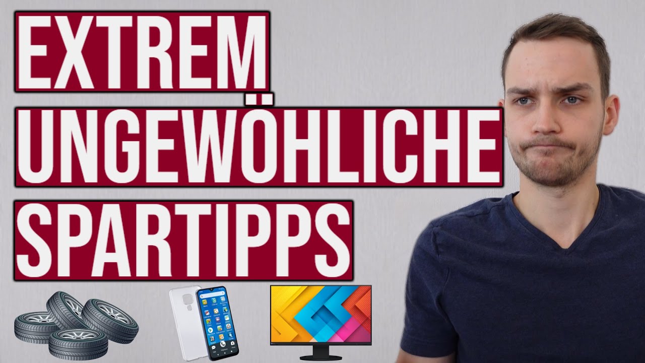 Extrem ungewöhnliche Spartricks für den Alltag! 🏦