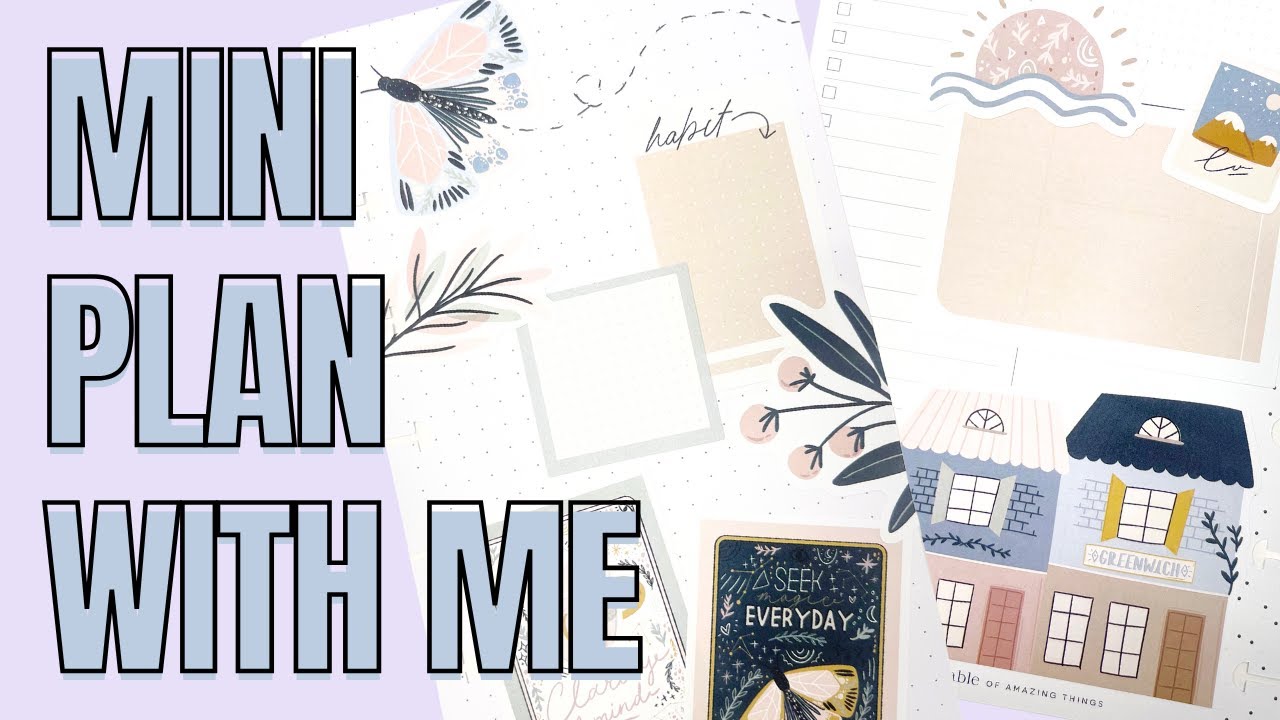 Mini Plan With Me | Mystic Babe Live Love Posh Sticker Book | Custom Spread for Mirna