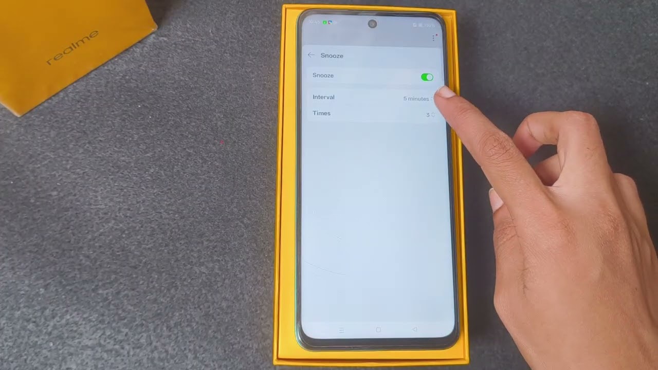 How to set alarm in realme p4 power | alarm kaise set kare 