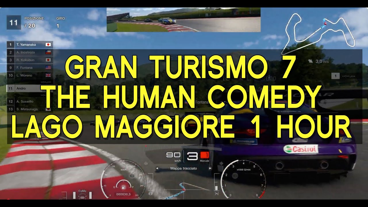 Gran Turismo 7, The Human Comedy, Lago Maggiore 1 hour Endurance Gold