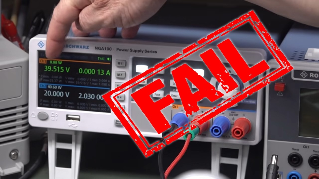 Сбой блока питания Rohde & Schwarz NGA100 &mdash; ОБЪЯСНИТЕ, В ЧЕМ ДЕЛО