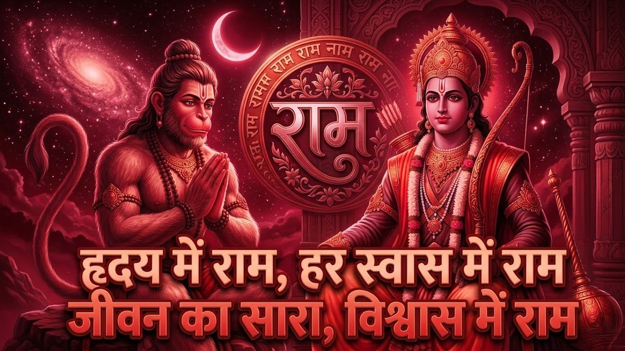 1 Hour Nonstop मेरे तन में भी राम मेरे मन में भी राम | Ram Naam Jap | Powerful Ram Bhajan