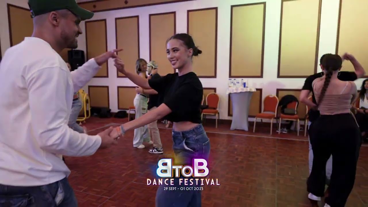Melvin & Eleonora P bachata social dance @BtoBBachataDanceFestival 29 sept - 1 oct 2023