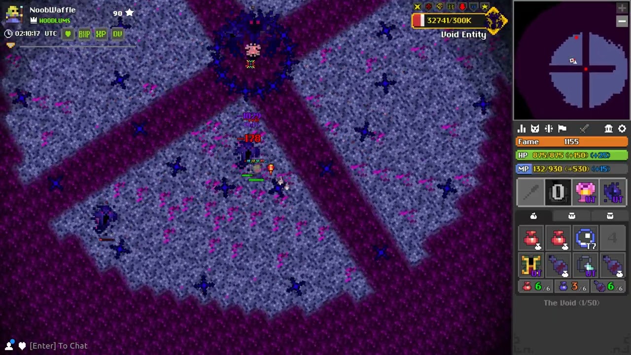 (rotmg) No Weapon Mystic Solo Void