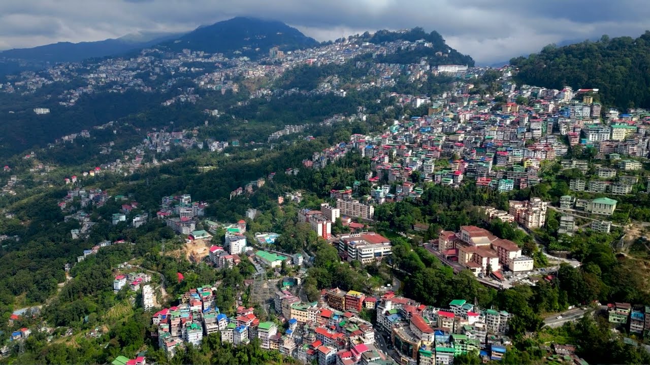 DRONE VIEW - GANGTOK, SIKKIM