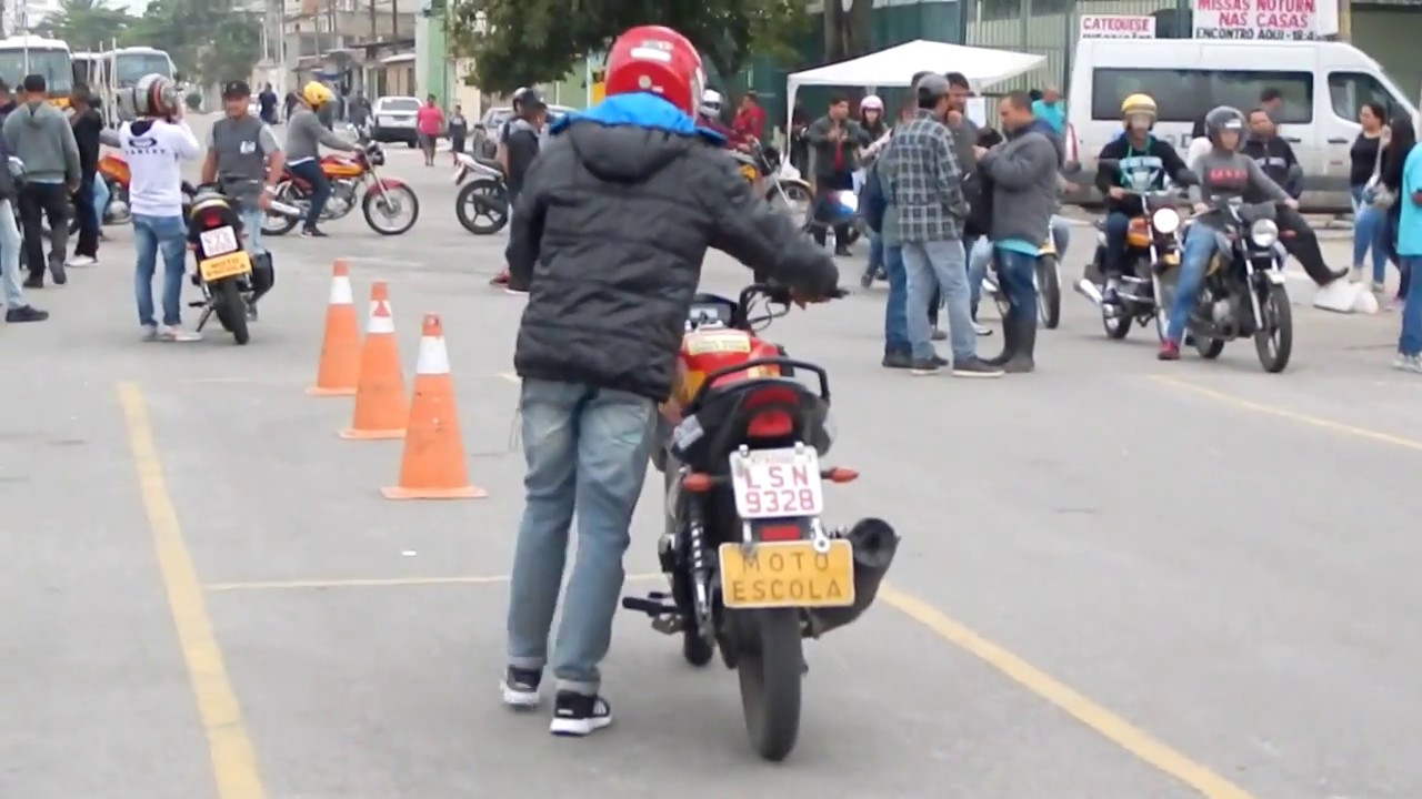 PROVA DE MOTO DO DETRAN EM CAXIAS - Laguna