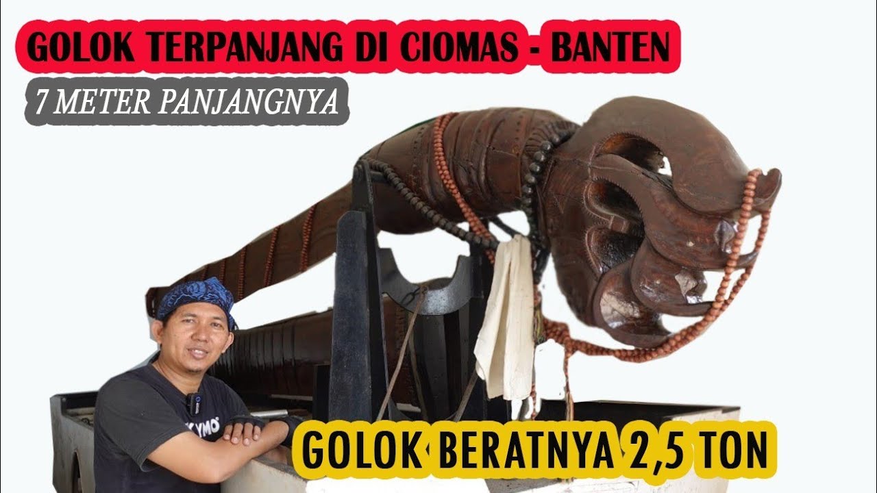 KAGET!! ADA GOLOK BERATNYA 2,5 TON DAN PANJANG 7 METERAN || GOLOK CIOMAS TERBESAR TERPANJANG