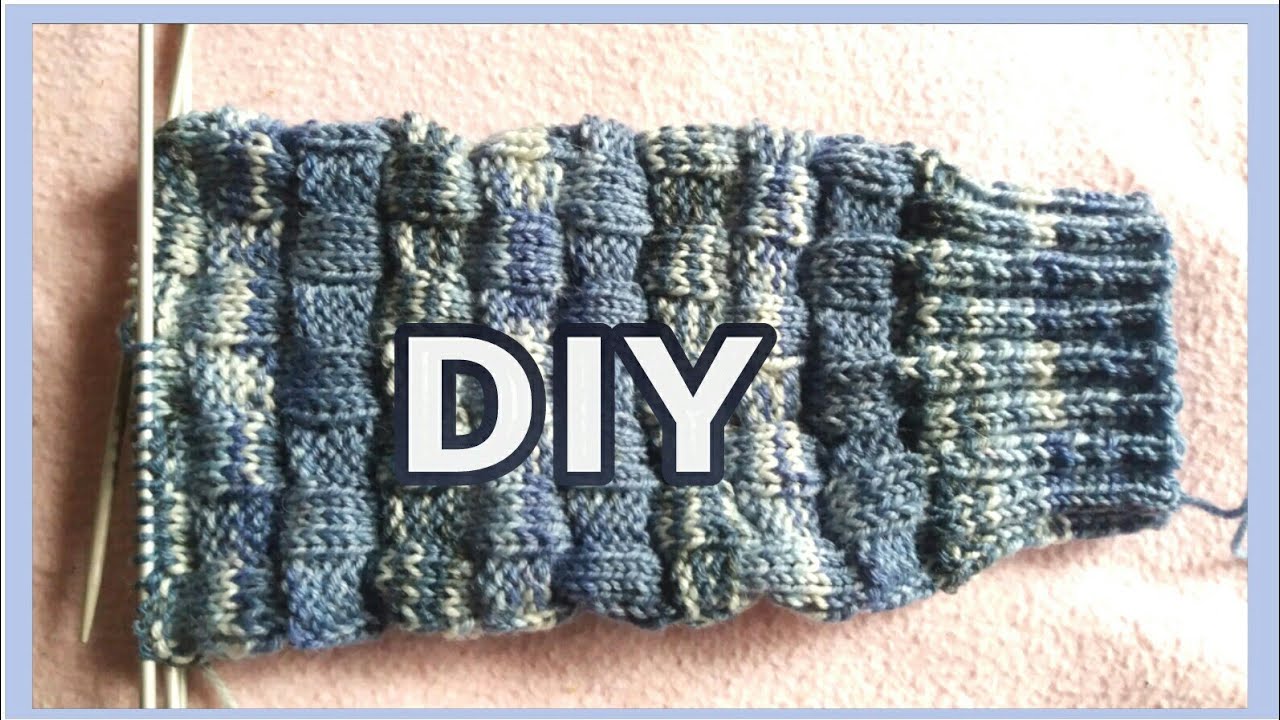 Sockenmuster • großes Webmuster stricken • DIY * Julebuergerfee