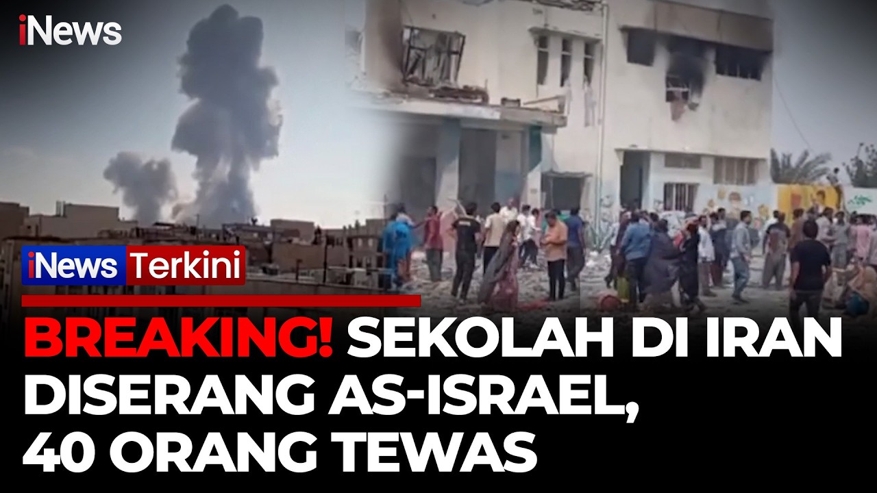 PERANG MEMBARA! AS-Israel Rudal Sekolah di Iran, 40 Orang Tewas | iNews Terkini