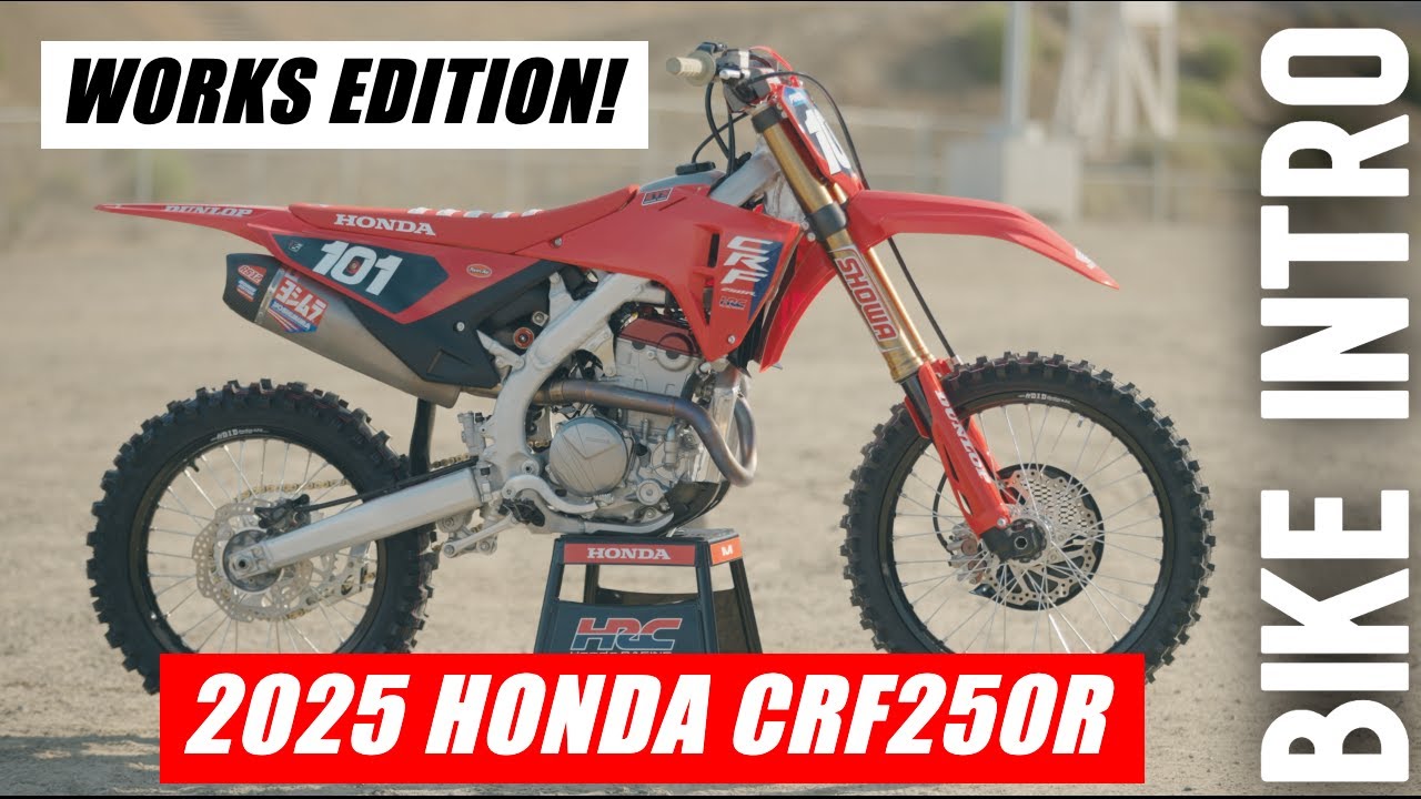 INTRODUCING THE 2025 HONDA CRF250R WE | Bike Intro